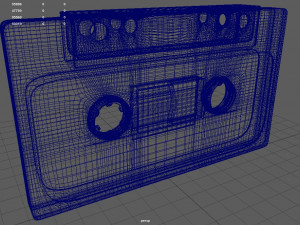 cassette tape 3D 模型