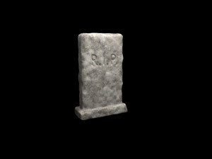 tombstone Model 3D