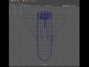 razzo spaziale low poly Modello 3D