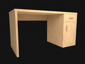 modern office desk 3D Model