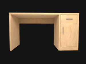 modern office desk 3D Model