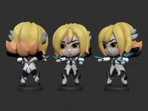 Kaisa for invictus gaming team mini 3Dプリントモデル
