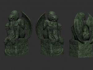 Cthulhu Totem Statue for 3D print 3D Print Model