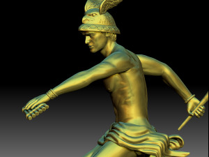 Hermes Staute Greek God 3D 打印模型