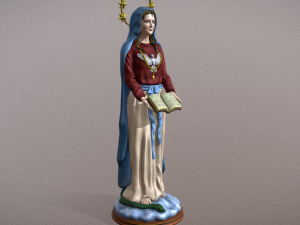 Virgin Mother guardian of the word of God 3D 프린트 모델