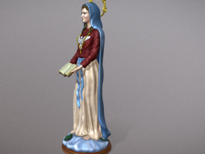 Virgin Mother guardian of the word of God 3D 프린트 모델