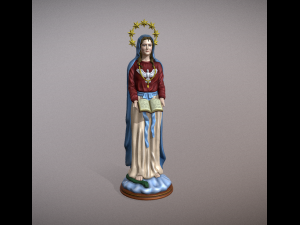 Virgin Mother guardian of the word of God 3D 프린트 모델