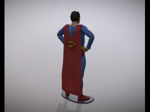 Superman George Reeves Figure 3D pintable 3D Print Model