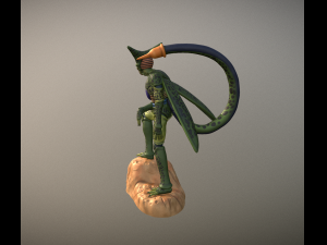 Imperfect Cell figure from Dragon Ball Z Modelo de impresión 3D