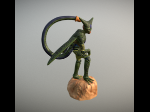 Imperfect Cell figure from Dragon Ball Z Modelo de impresión 3D