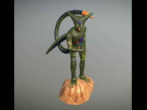 Imperfect Cell figure from Dragon Ball Z Modelo de impresión 3D