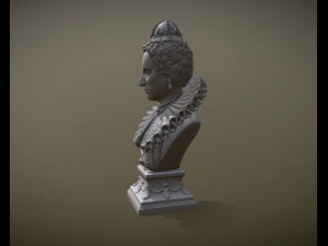 Bust of Elizabeth I of England 3D Print Model