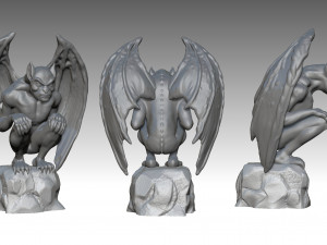 GARGOYLE DEMON 3D MODEL 3D Print Model