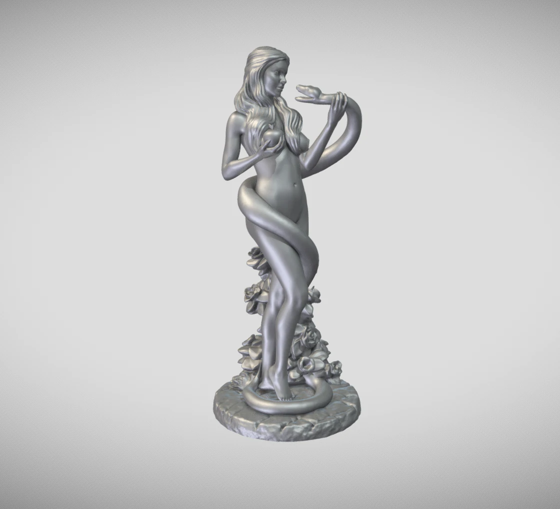 Eva statue for 3DPrint 3D Print Model .c4d .max .obj .3ds .fbx .stl .blend 