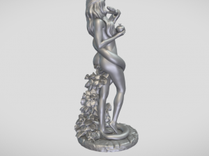 Eva statue for 3DPrint Modèles 3D en vedette