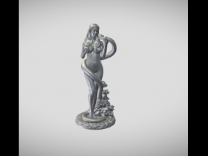 Eva statue for 3DPrint Modèles 3D en vedette