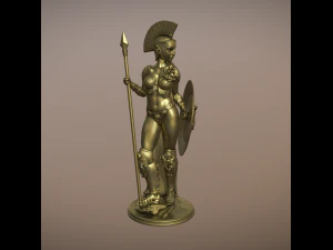 Statue of the Greek goddess Athena goddess of war Model for 3D printing 3D Print Model
