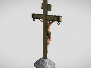 Statue the crucifixion of Christ model for 3D printing 3D प्रिंट मॉडल