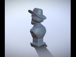 Busto de Giuseppe Verdi modelo 3D para impress&atilde;o Modelo de Impressão 3D