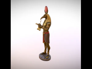Thoth Egyptian God 3D Print Model