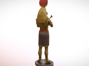 Thoth Egyptian God Modèles 3D en vedette
