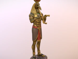 Thot Egyptische God 3D printmodel