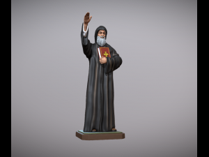 STATUE SAN CHABEL - CHRBEL MAKHLOUF 3D-Druckmodell