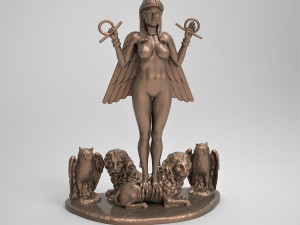 LILITH GODDESS STATUE 3D PRINT MODEL 3D Print Model