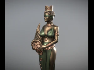 THE GODDESS OF FORTUNE 3D Print Model