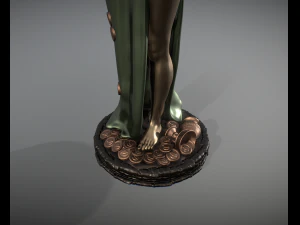 THE GODDESS OF FORTUNE 3D Print Model