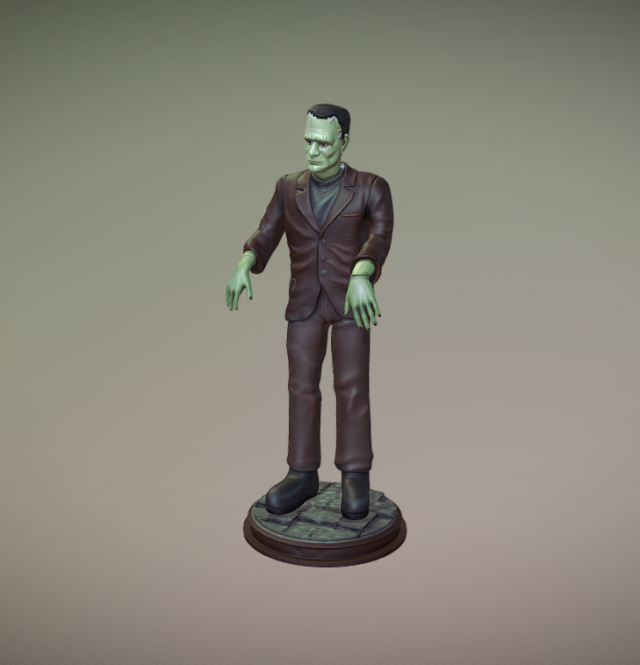 Frankenstein Monster 3D print model 3D Принт Модель .c4d .max .obj .3ds .fbx .stl .blend 