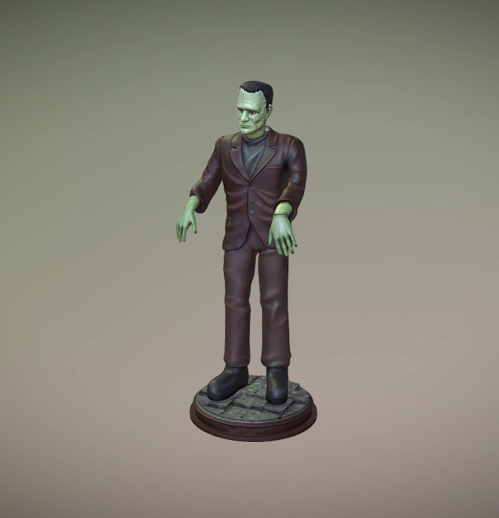 Frankenstein Monster 3D print model 3D Print Model .c4d .max .obj .3ds .fbx .stl .blend 