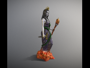HECATE GODDESS STATUE FOR 3D PRINT 3D Принт Модель
