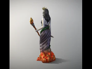 HECATE GODDESS STATUE FOR 3D PRINT 3D Print Model