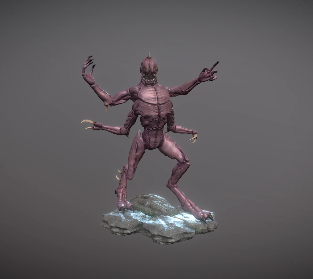 3D 인쇄 가능한 몬스터 모델 3D 프린트 모델 .c4d .max .obj .3ds .fbx .stl .blend 