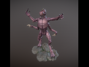 3d pintable monster model 3D प्रिंट मॉडल