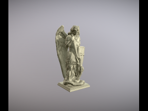 Statue of Archangel Saint Michael Modelo de impresión 3D