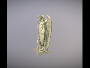 Statue of Archangel Saint Michael 3D 프린트 모델
