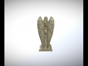 Statue of Archangel Saint Michael 3D 프린트 모델