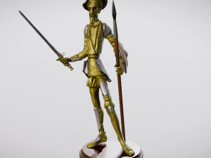 Statue of Don Quixote for 3D printing 3D Print Model