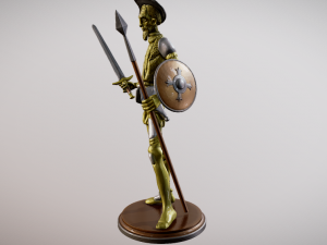 Statue of Don Quixote for 3D printing Modelo de Impressão 3D
