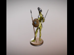 Statue of Don Quixote for 3D printing 3D Print Model
