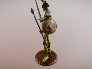 Statue of Don Quixote for 3D printing Modelo de Impressão 3D