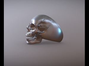 Skull Ring for 3d print 3D प्रिंट मॉडल