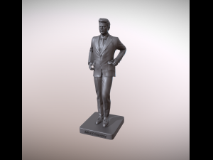 Statue of President John Kennedy Modelo de impresión 3D