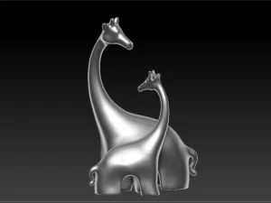 Decorative giraffes statues 3D Print Model