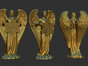 Archangel Metatron statue for 3d print 3D-Druckmodell