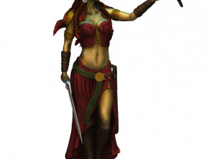 Estatua de la diosa celta Morgana Modelo de impresión 3D