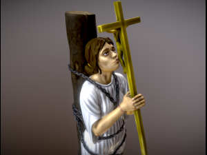 Joan of Arc at the stake Model Cetak 3D