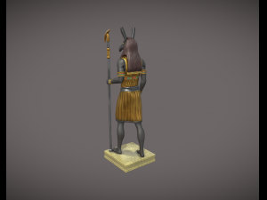 Statue of the Egyptian god Seth 3D Принт Модель